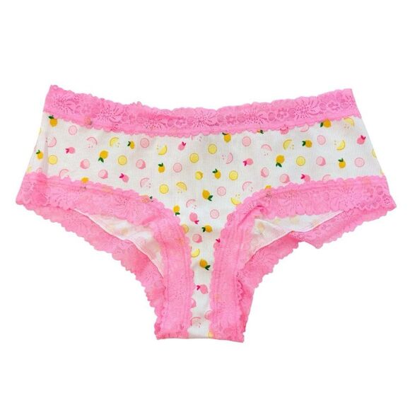 Victoria's Secret PINK Cheeky Lace Panties Womens Large L LOT OF 4 VS Panty - Picture 4 of 9